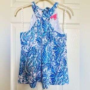 Lilly Pulitzer Rori Halter Top in Bird Is The Word